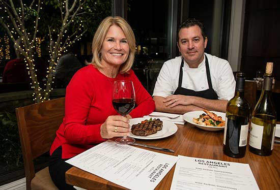 Food and wine pairing consultation for a Los Angeles restaurant menu